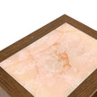 Michael Amini Portrait 1-Drawer Nightstand with LED Lights - Sienna Brown
