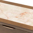 Michael Amini Portrait 2-Drawer Nightstand with LED Lights - Sienna Brown