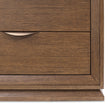 Michael Amini Portrait 2-Drawer Nightstand with LED Lights - Sienna Brown