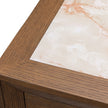 Michael Amini Portrait 2-Drawer Nightstand with LED Lights - Sienna Brown