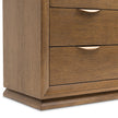 Michael Amini Portrait 5-Drawer Chest with LED Lights - Sienna Brown