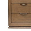 Michael Amini Portrait 5-Drawer Chest with LED Lights - Sienna Brown