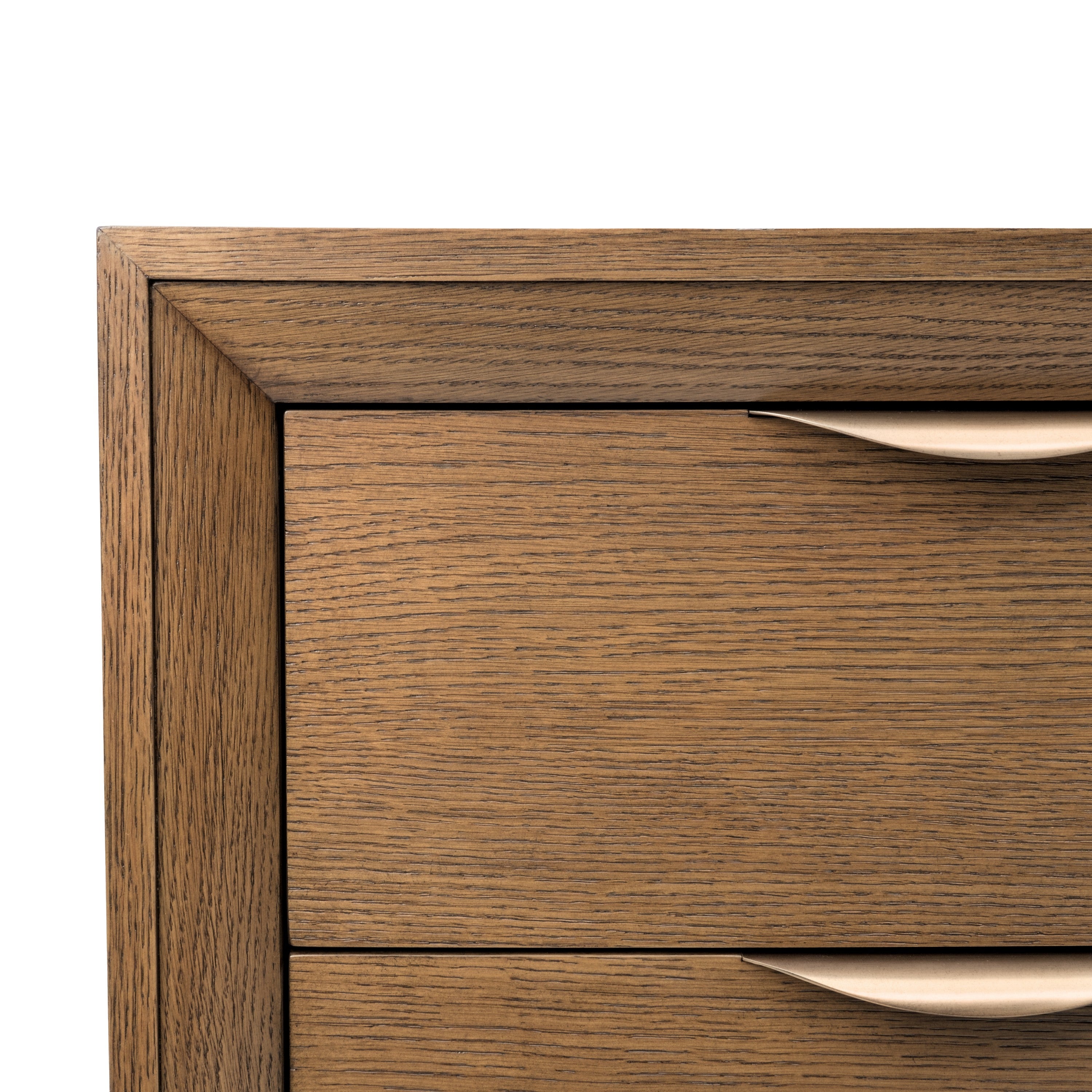Michael Amini Portrait 5-Drawer Chest with LED Lights - Sienna Brown