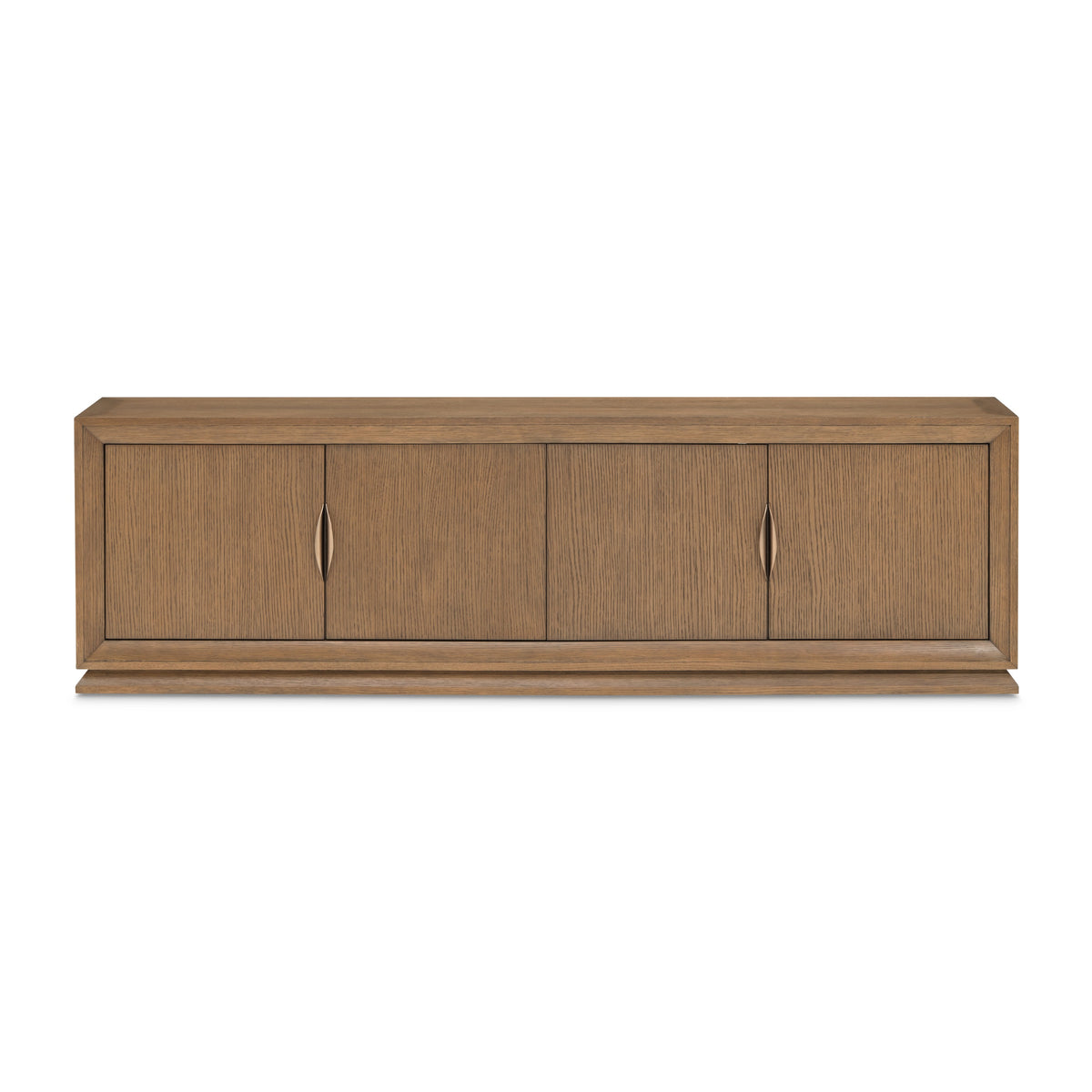 Michael Amini Portrait TV Console - Sienna Brown