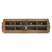 Michael Amini Portrait TV Console - Sienna Brown