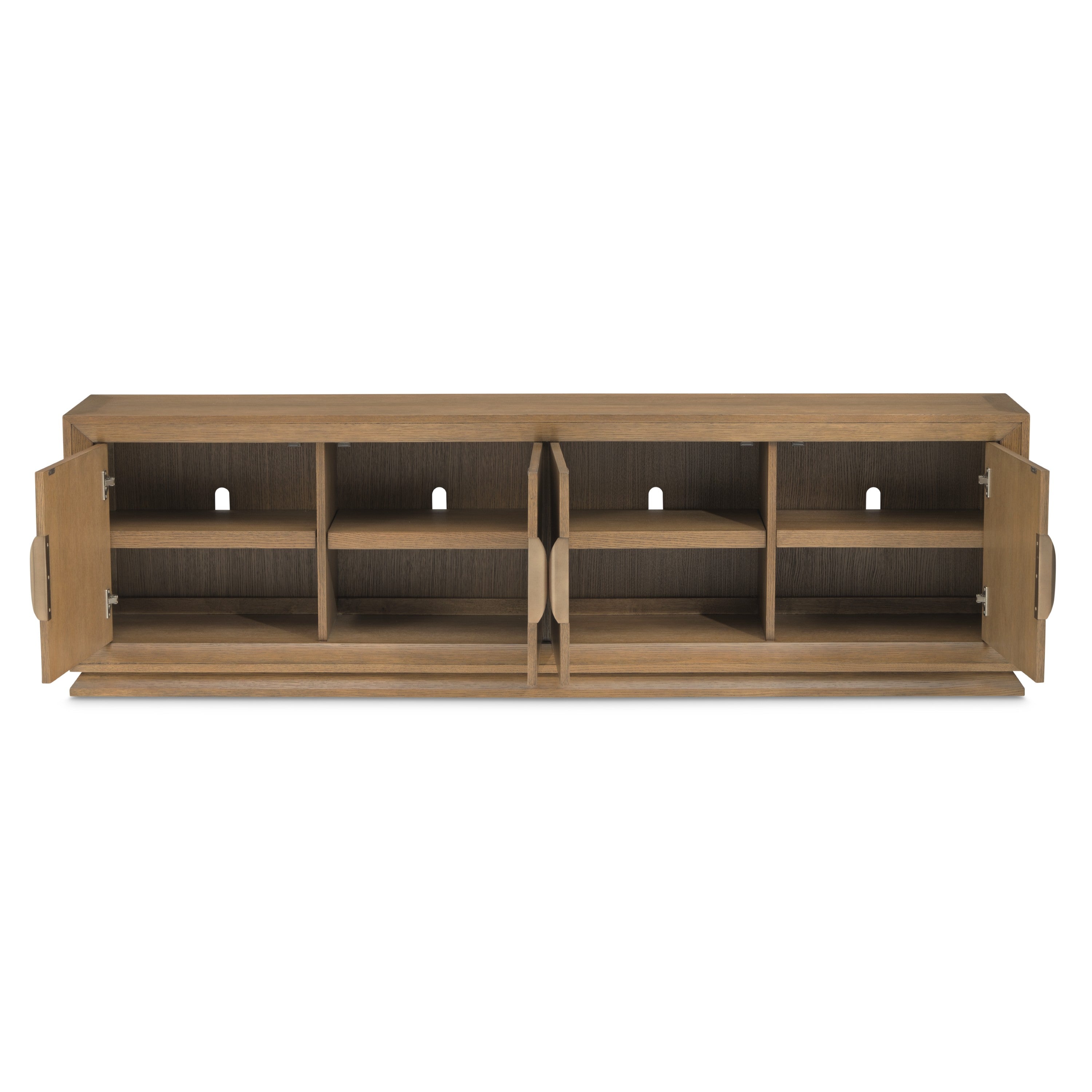 Michael Amini Portrait TV Console - Sienna Brown