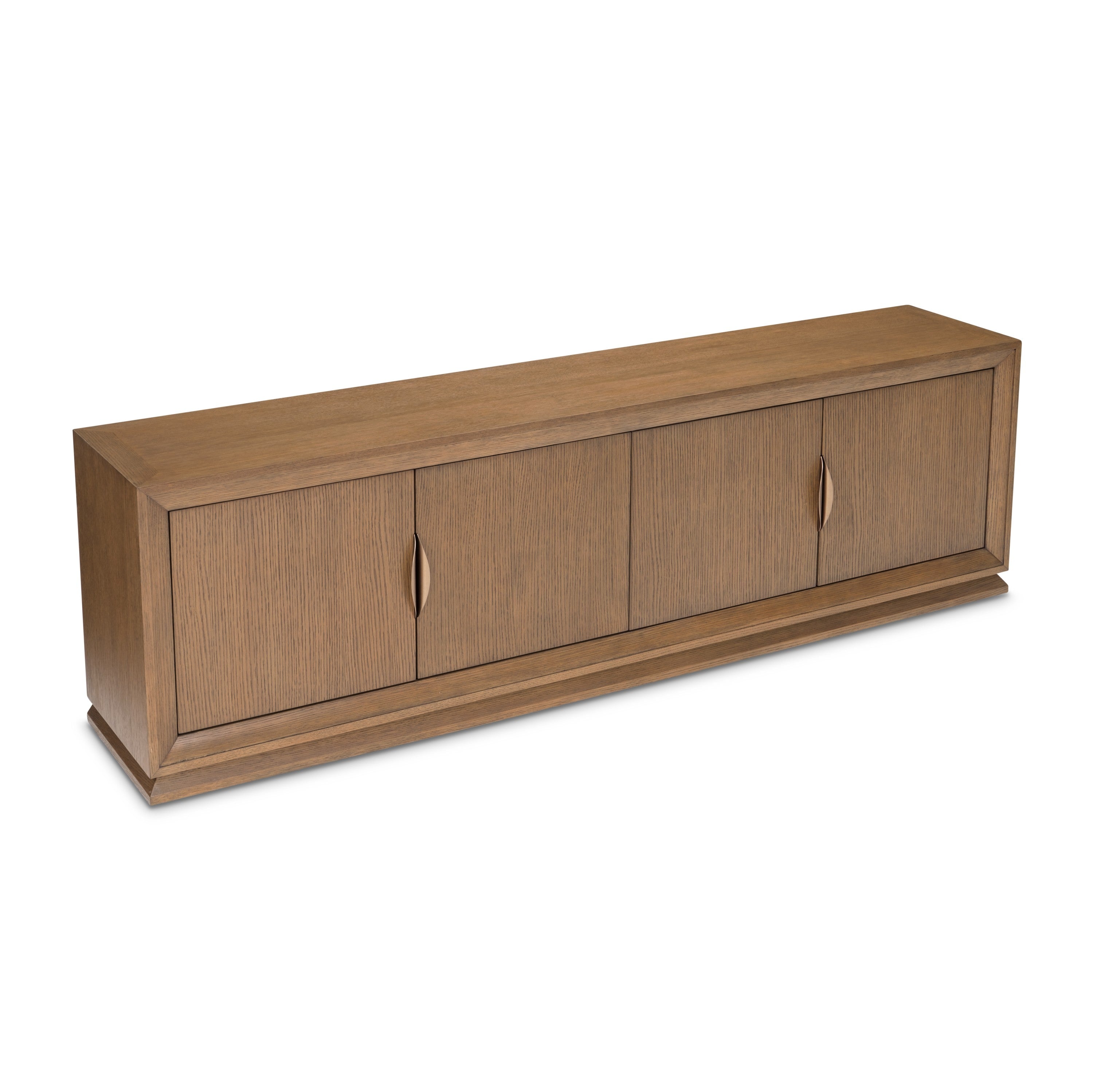 Michael Amini Portrait TV Console - Sienna Brown