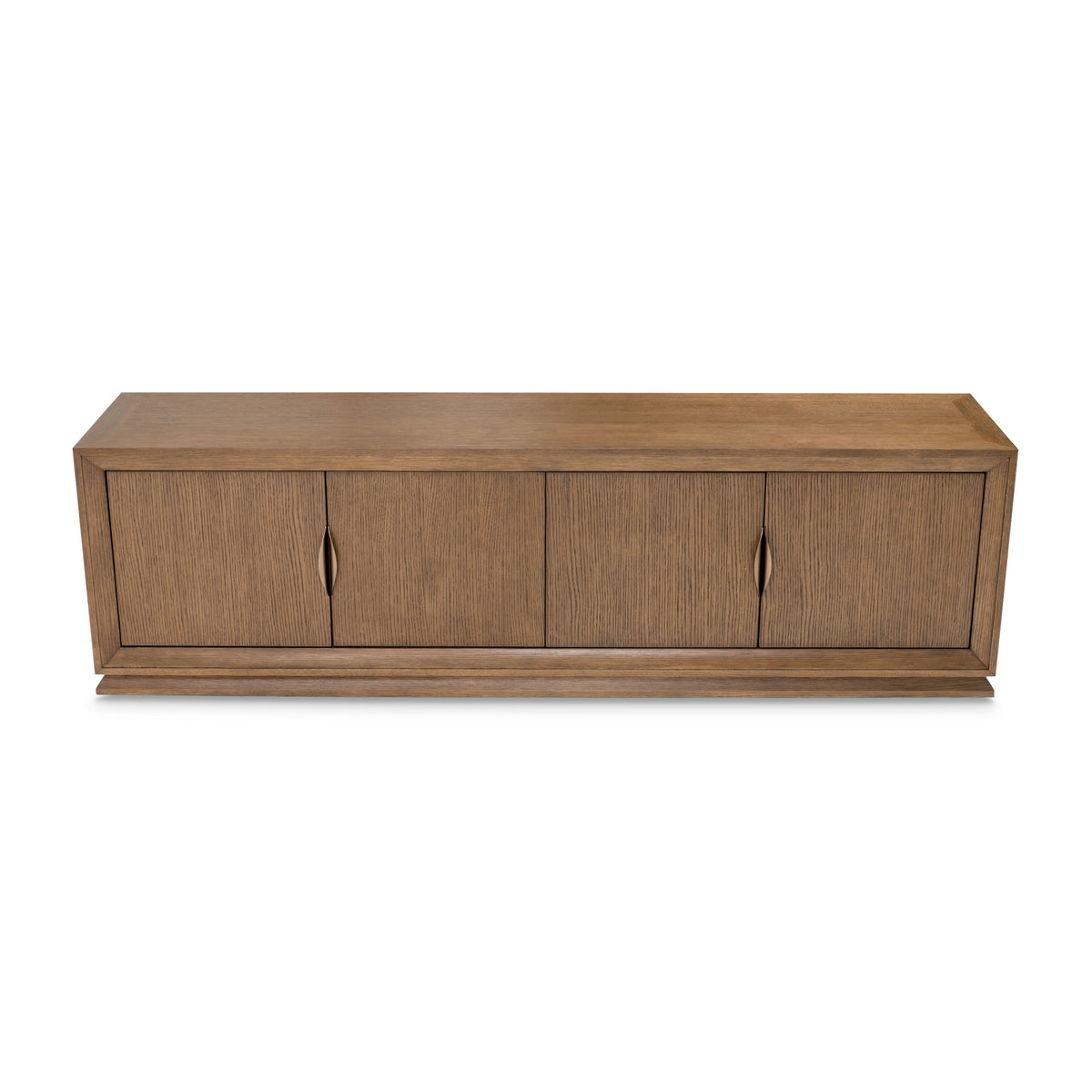Michael Amini Portrait TV Console - Sienna Brown