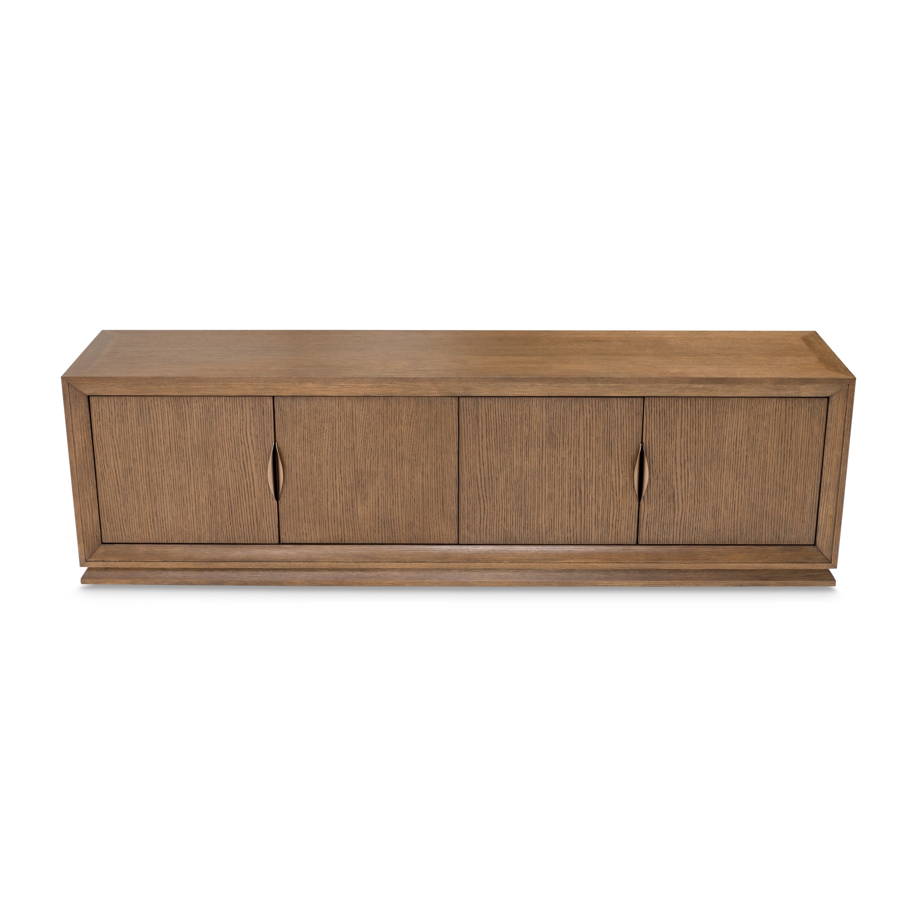 Michael Amini Portrait TV Console - Sienna Brown