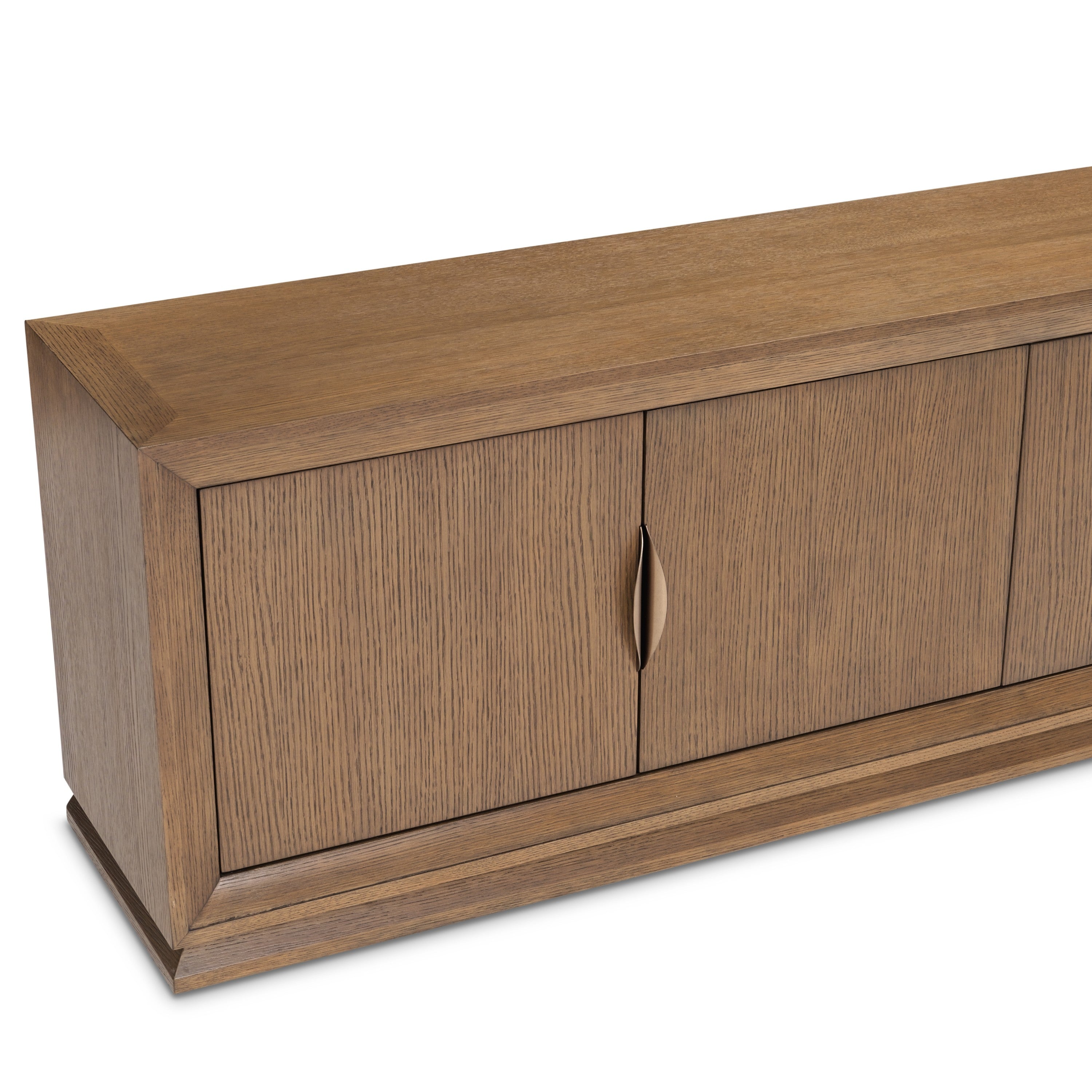 Michael Amini Portrait TV Console - Sienna Brown