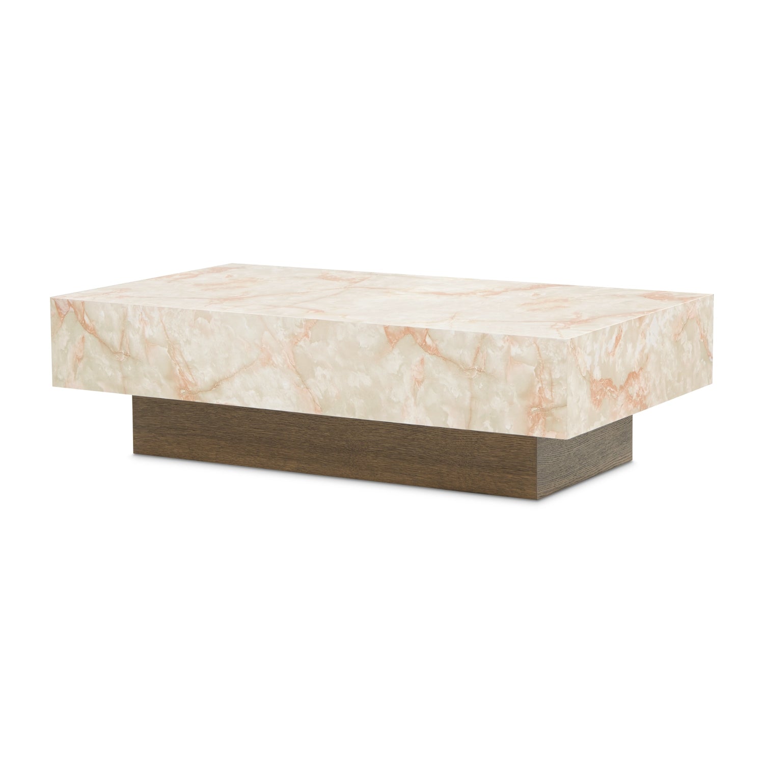 Michael Amini Portrait Cocktail Table - Sienna Brown