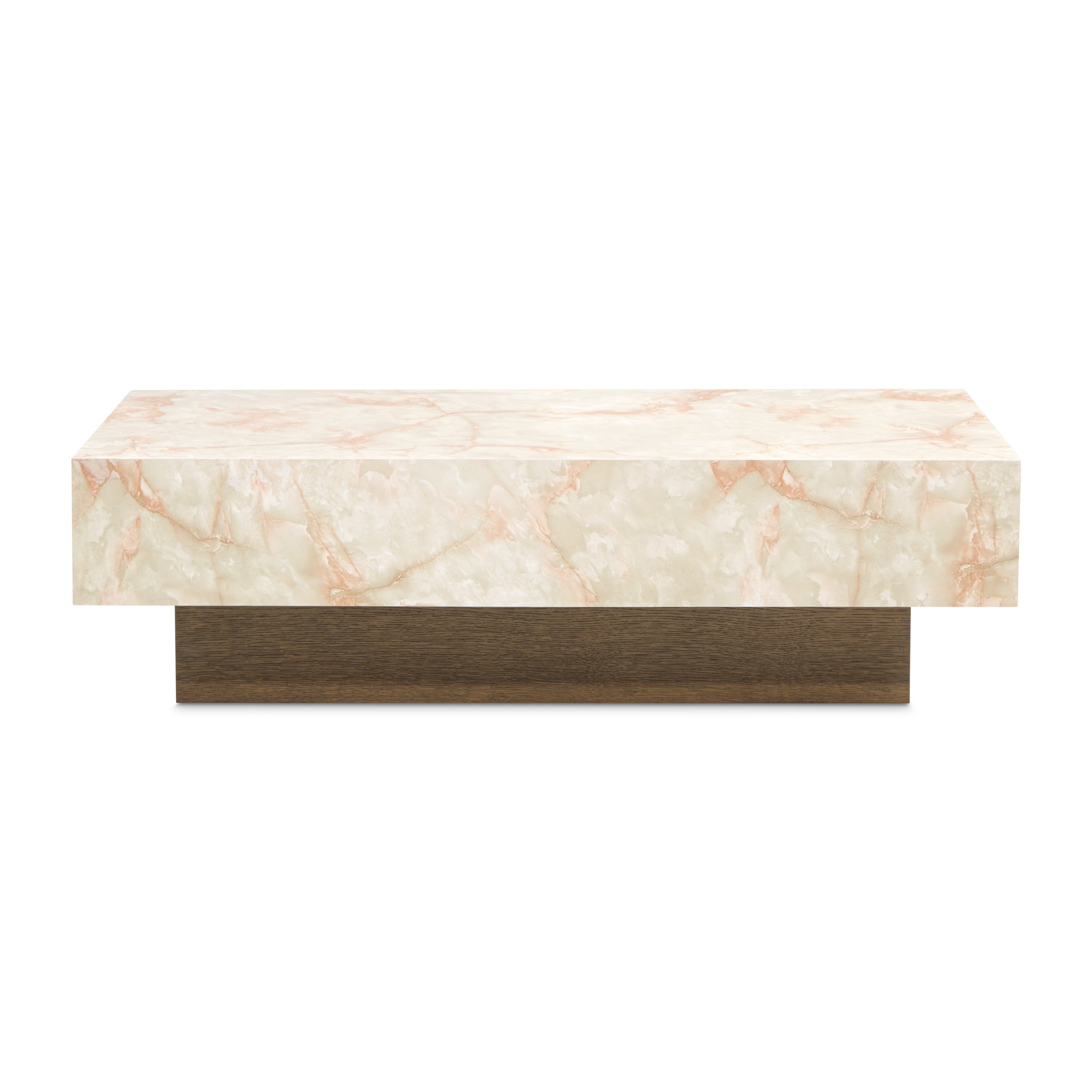 Michael Amini Portrait Cocktail Table - Sienna Brown