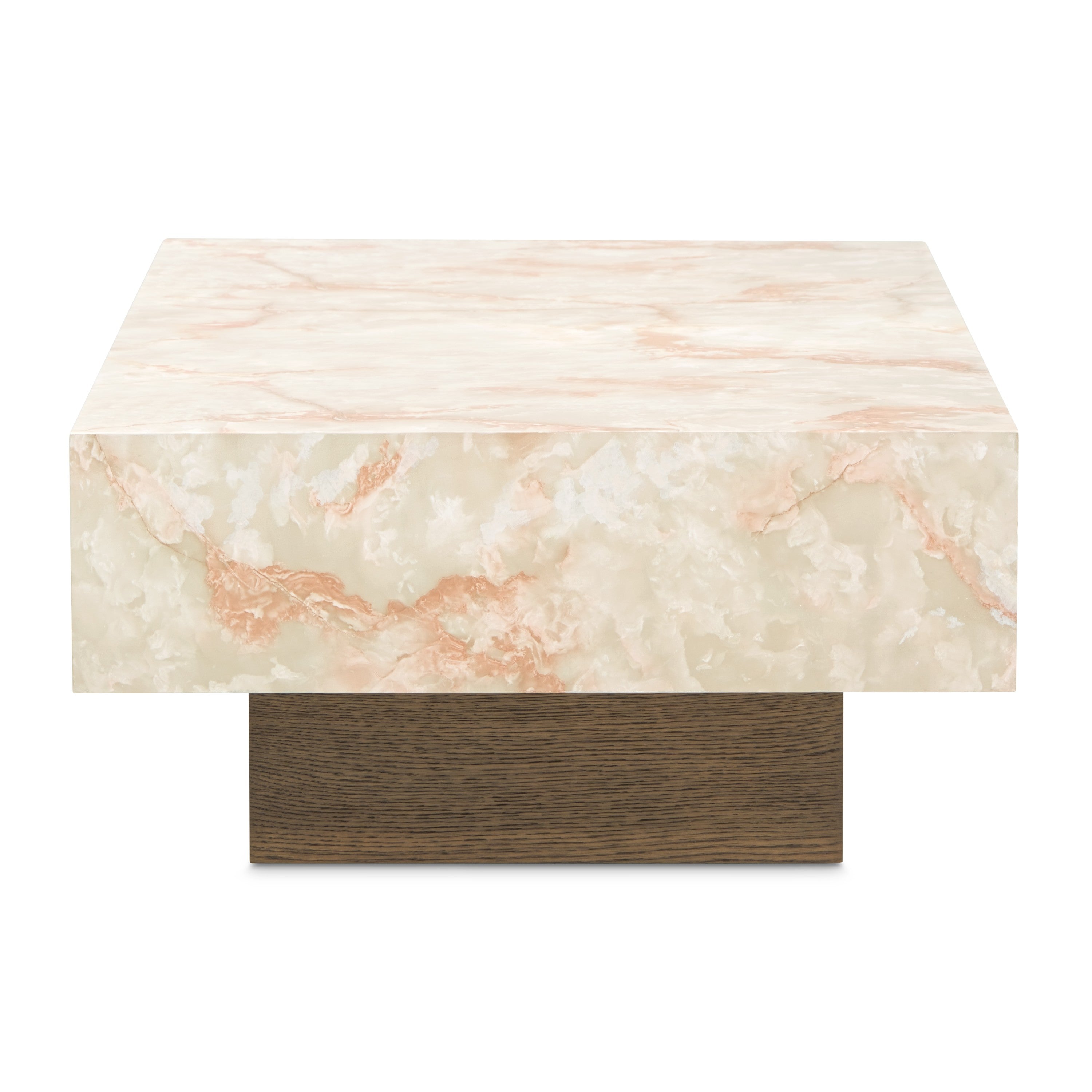 Michael Amini Portrait Cocktail Table - Sienna Brown