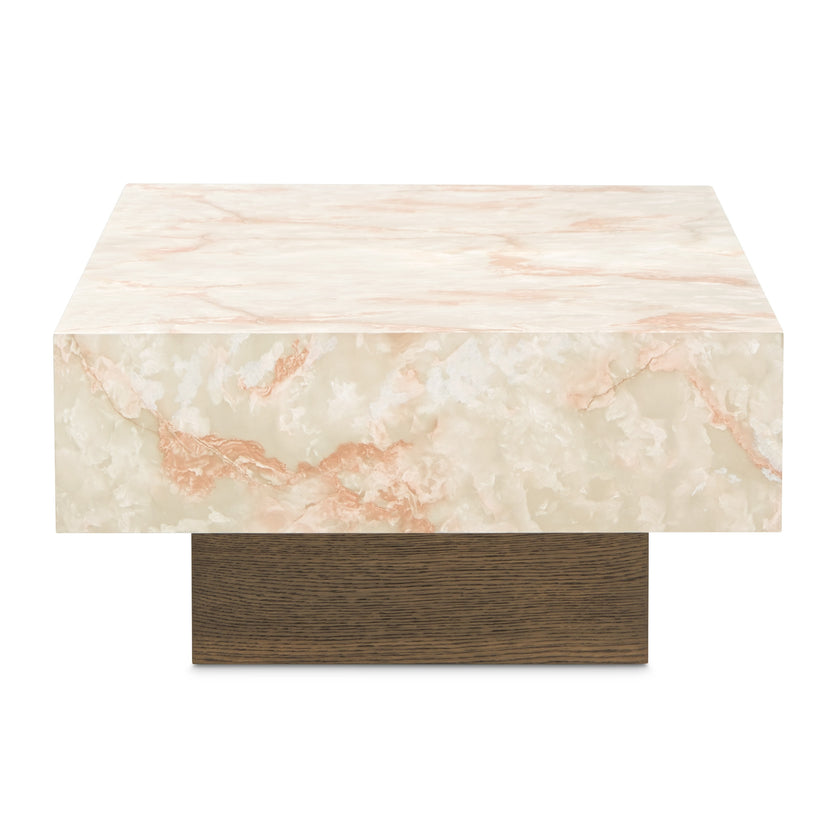 Michael Amini Portrait Cocktail Table - Sienna Brown