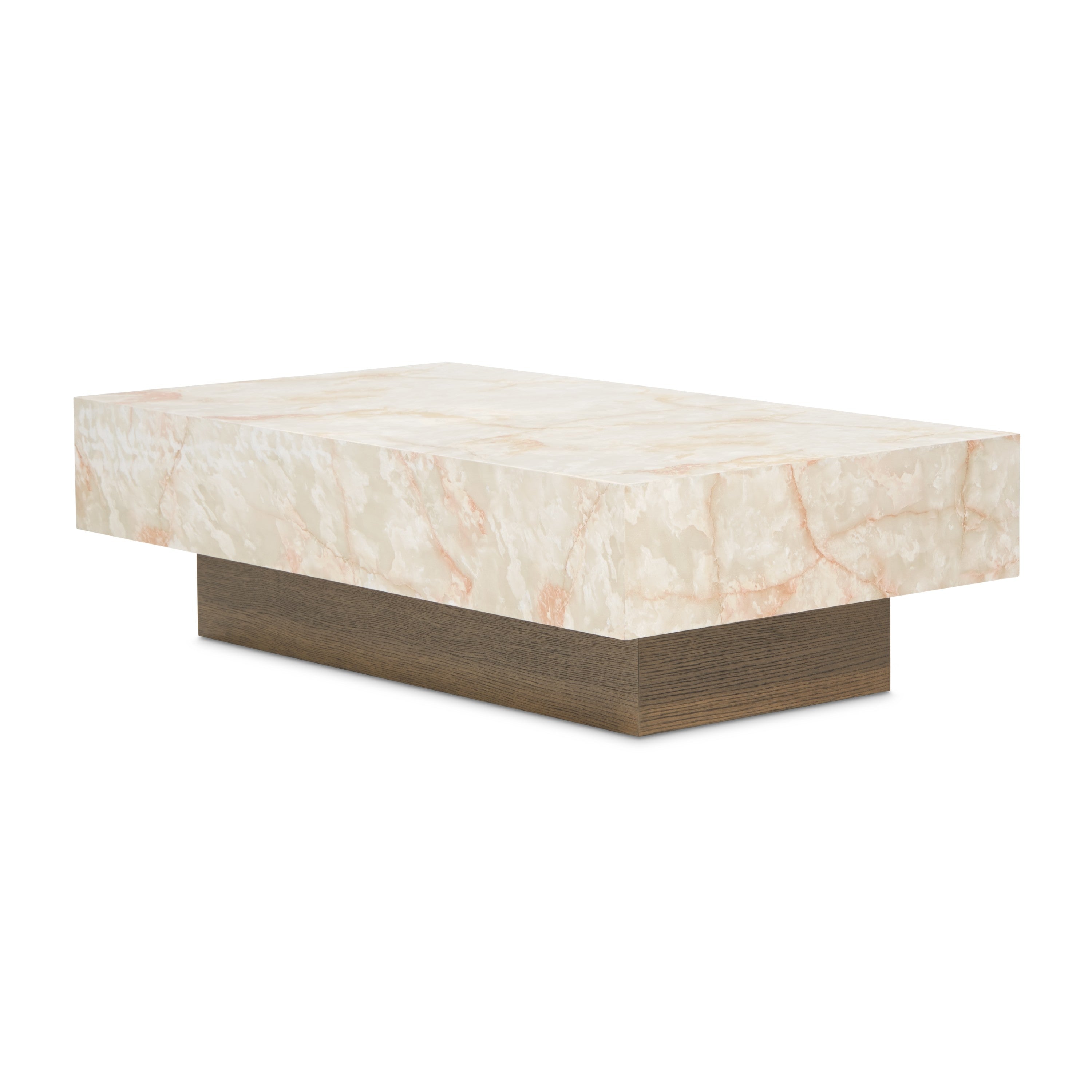 Michael Amini Portrait Cocktail Table - Sienna Brown