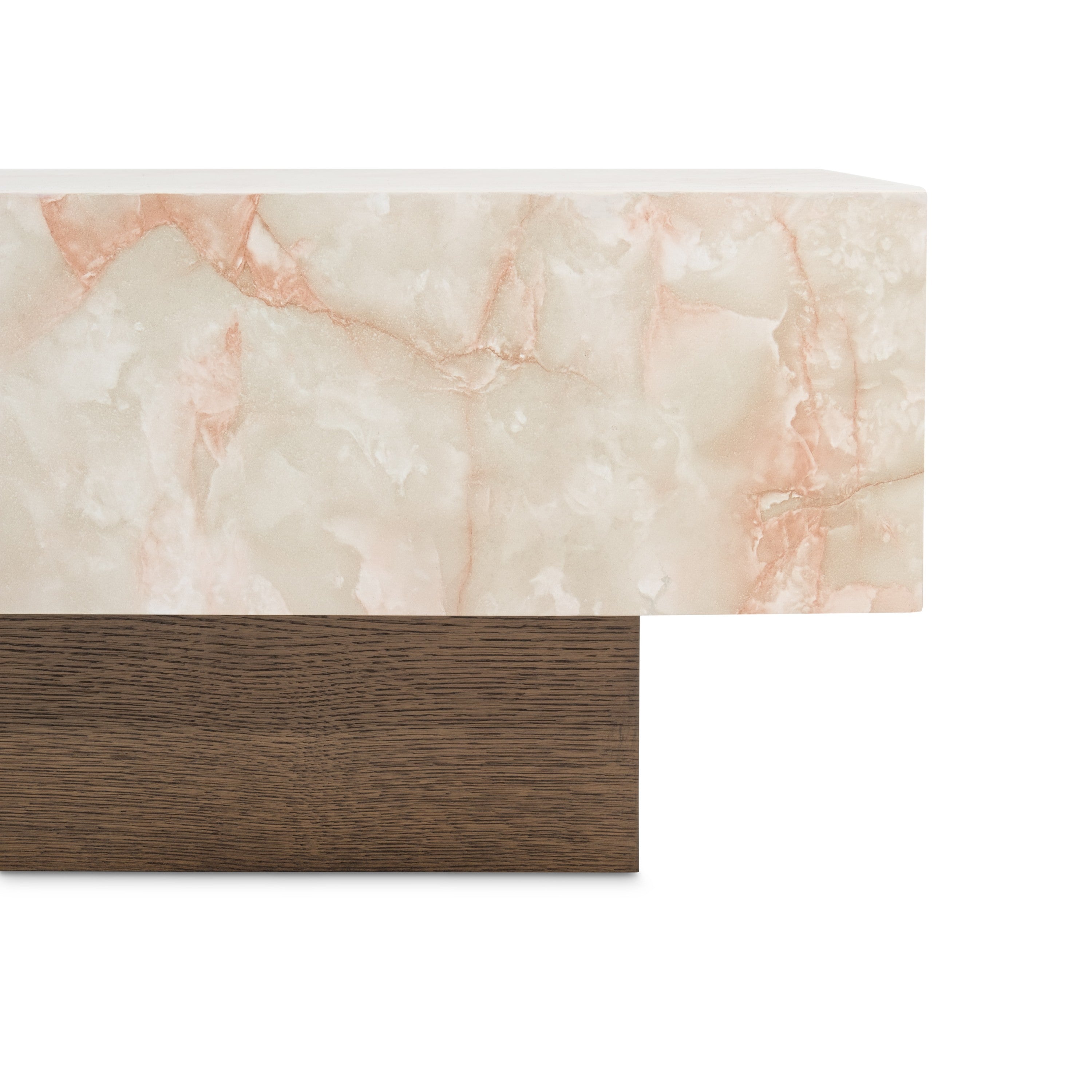 Michael Amini Portrait Cocktail Table - Sienna Brown