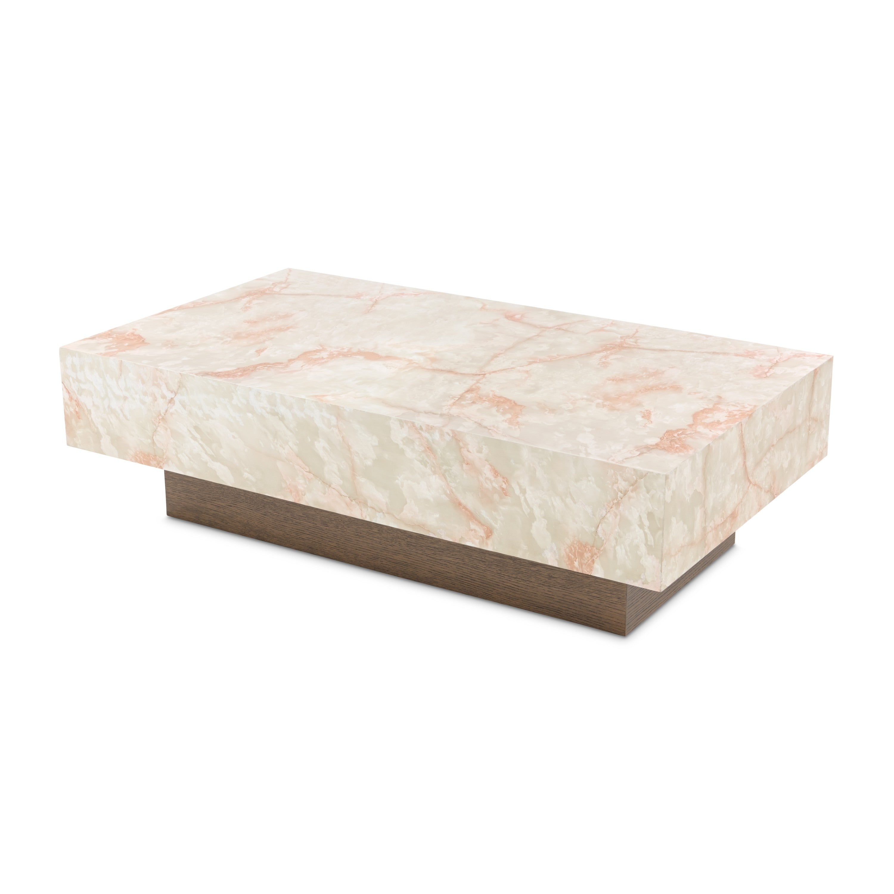 Michael Amini Portrait Cocktail Table - Sienna Brown