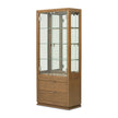 Michael Amini Portrait Display Cabinet - Sienna Brown