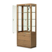Michael Amini Portrait Display Cabinet - Sienna Brown