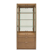 Michael Amini Portrait Display Cabinet - Sienna Brown