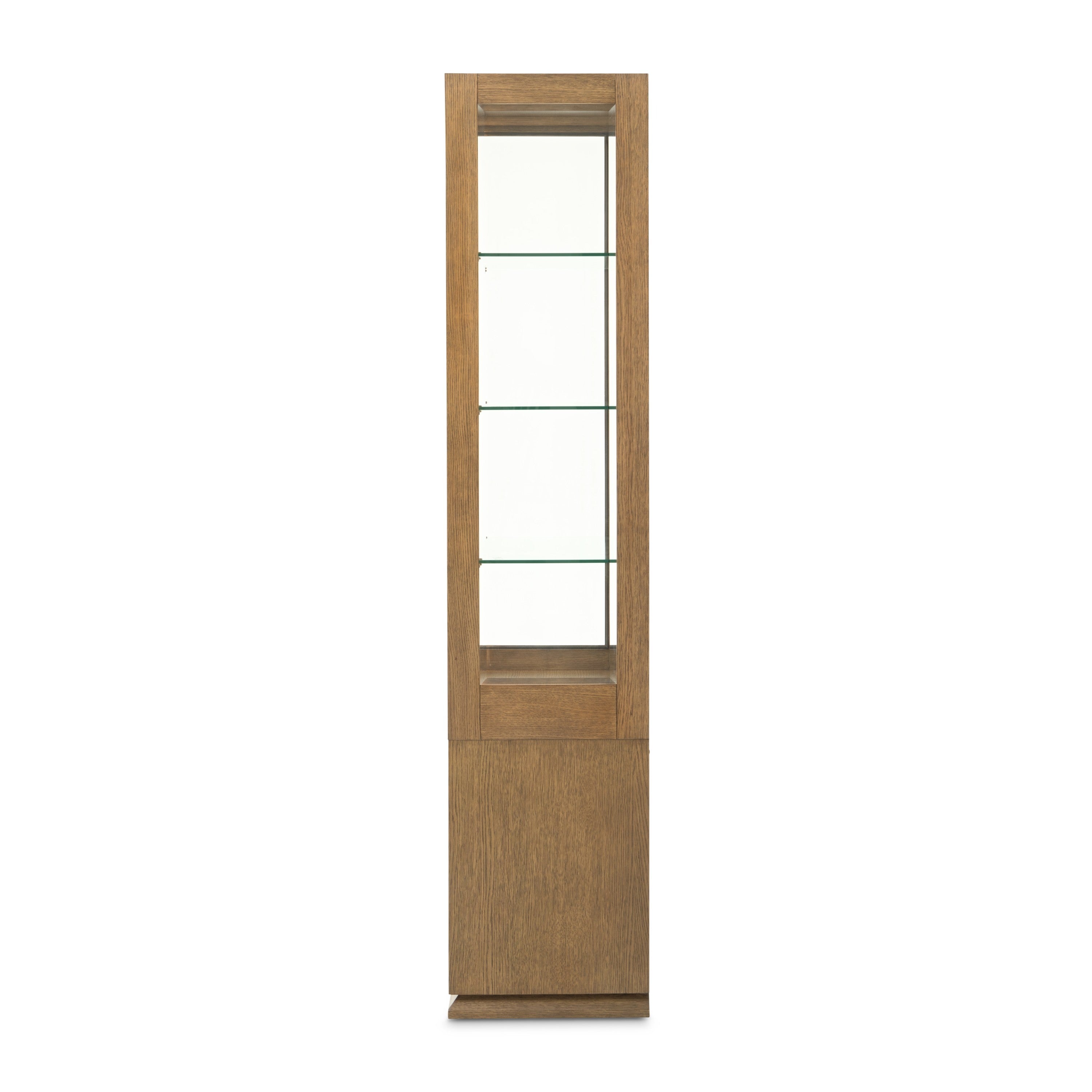 Michael Amini Portrait Display Cabinet - Sienna Brown