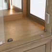 Michael Amini Portrait Display Cabinet - Sienna Brown