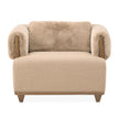 Michael Amini Portrait Accent Chair, Toffee - Sienna Brown