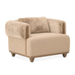 Michael Amini Portrait Accent Chair, Toffee - Sienna Brown