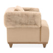 Michael Amini Portrait Accent Chair, Toffee - Sienna Brown