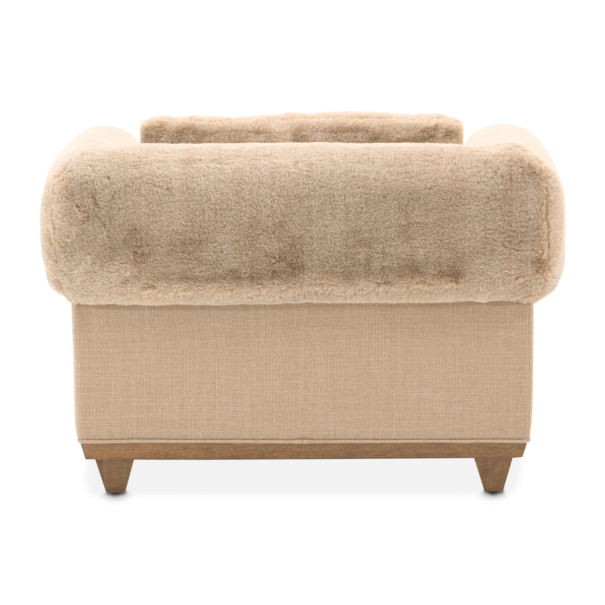 Michael Amini Portrait Accent Chair, Toffee - Sienna Brown