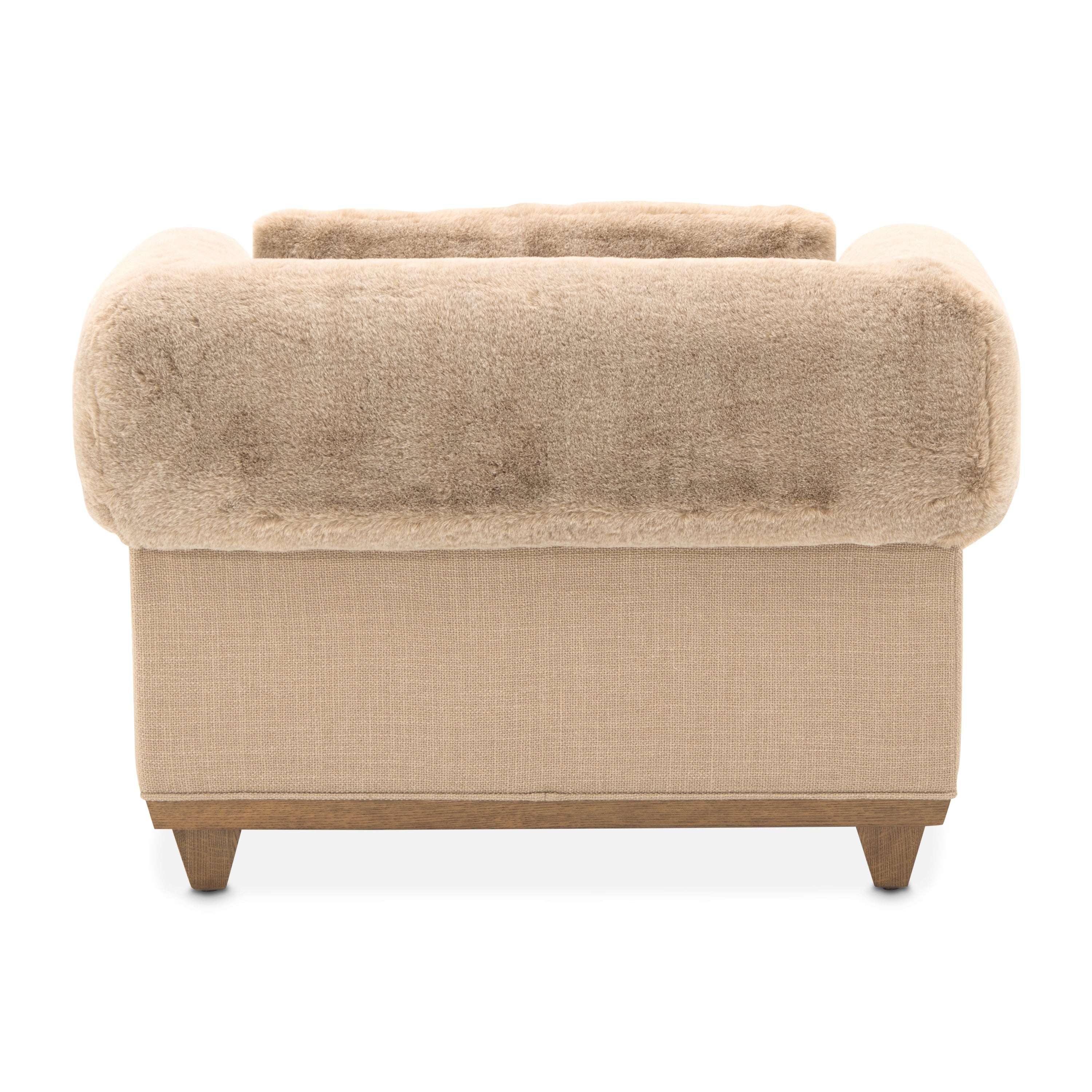 Michael Amini Portrait Accent Chair, Toffee - Sienna Brown