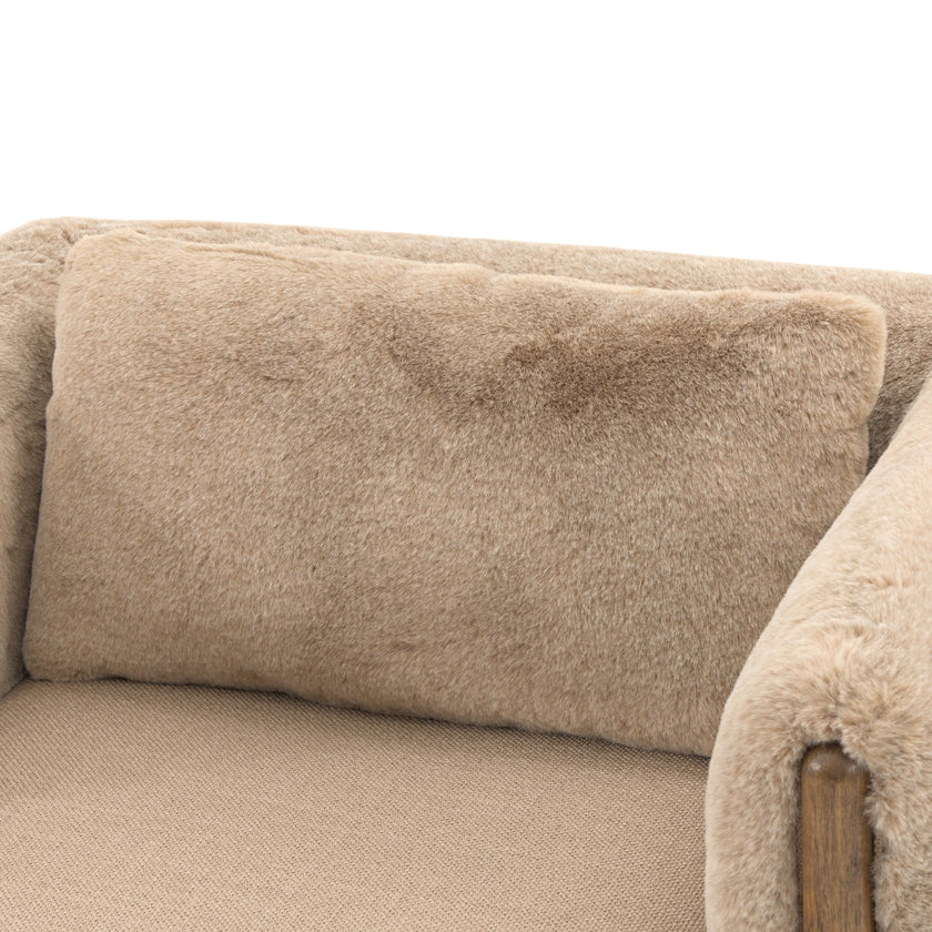 Michael Amini Portrait Accent Chair, Toffee - Sienna Brown
