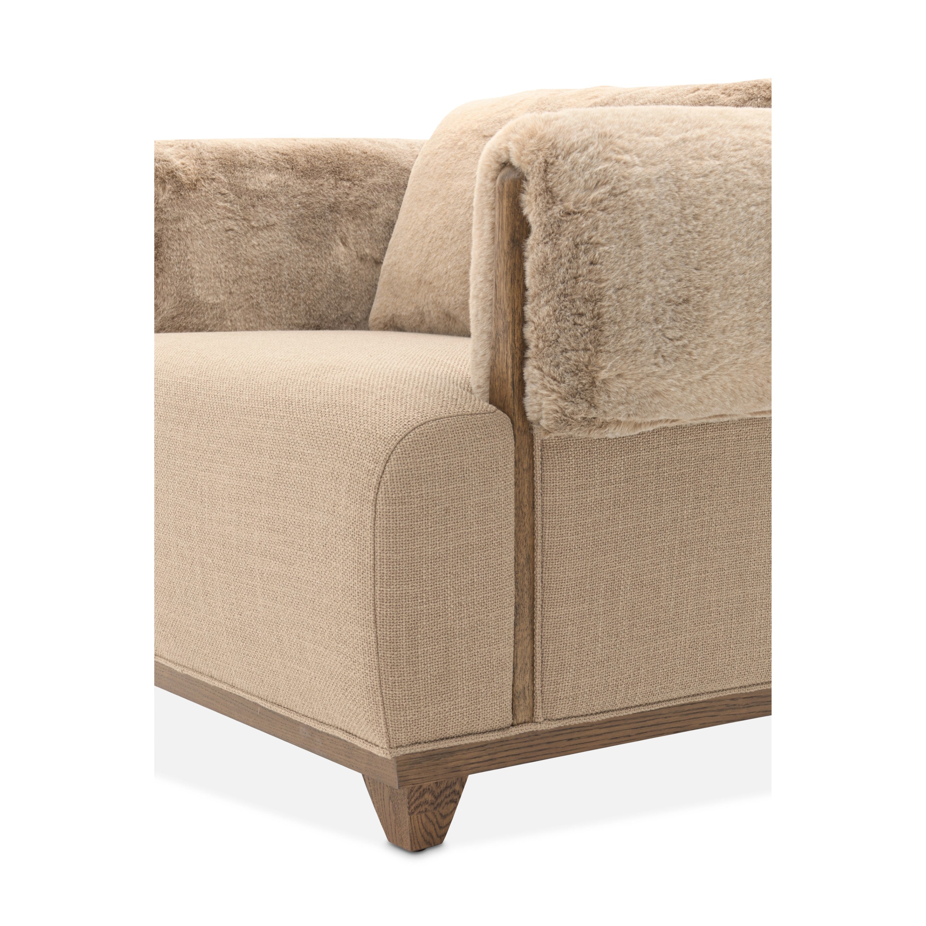 Michael Amini Portrait Accent Chair, Toffee - Sienna Brown
