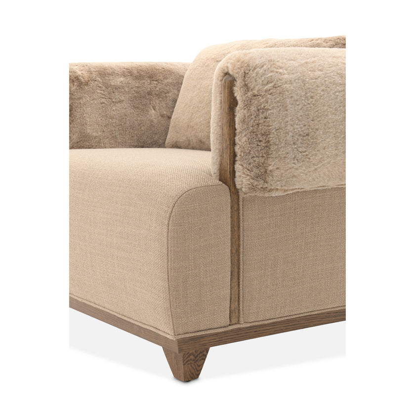 Michael Amini Portrait Accent Chair, Toffee - Sienna Brown