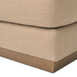 Michael Amini Portrait Ottoman - Toffee/Sienna Brown