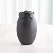 Global Views Sand Dollar Vase Black