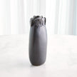 Global Views Sand Dollar Vase Black