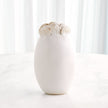 Global Views Sand Dollar Vase White