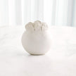Global Views Sand Dollar Vase White