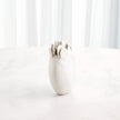 Global Views Sand Dollar Vase White