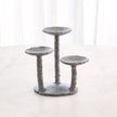Global Views Forest Blossom Candle Holder Natural Iron