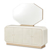 Michael Amini La Rachelle Sideboard and Mirror -  Champagne