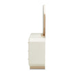 Michael Amini La Rachelle Dresser and Mirror Set - Champagne