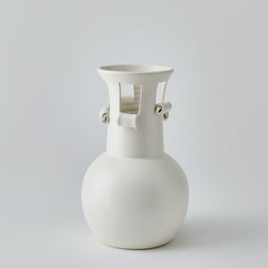 Global Views Spiral Handle Vase