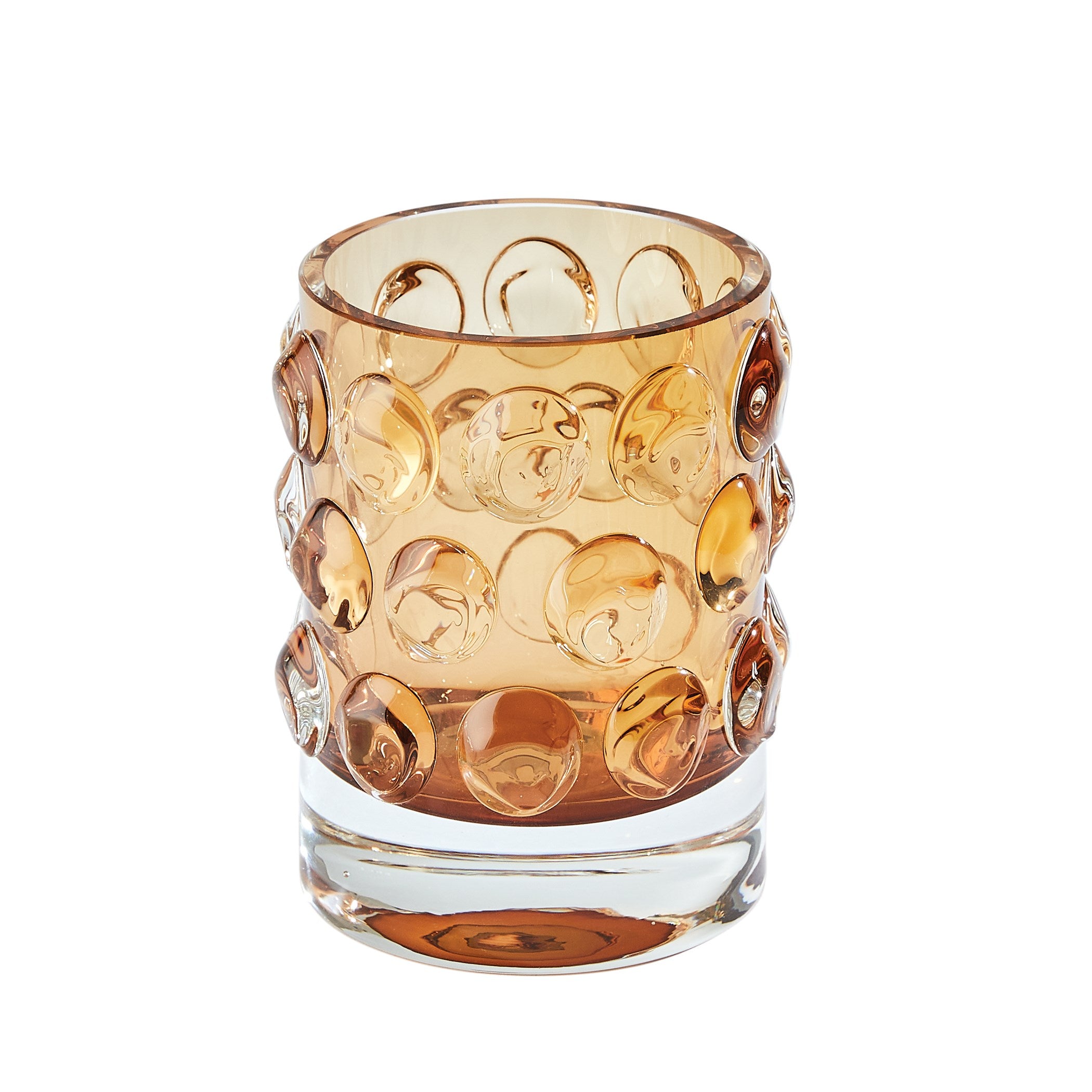 Global Views Thousand Eye Vase Amber