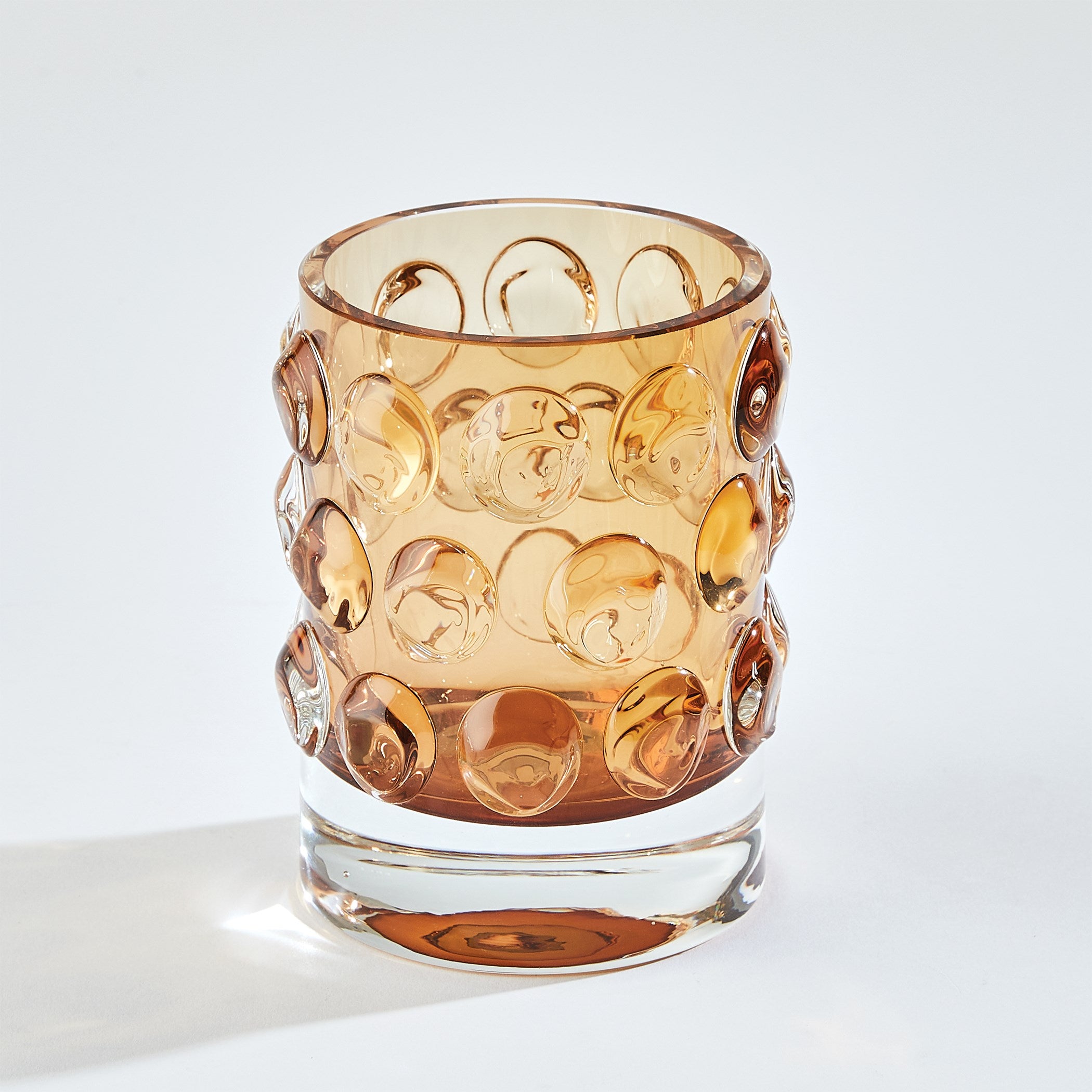 Global Views Thousand Eye Vase Amber