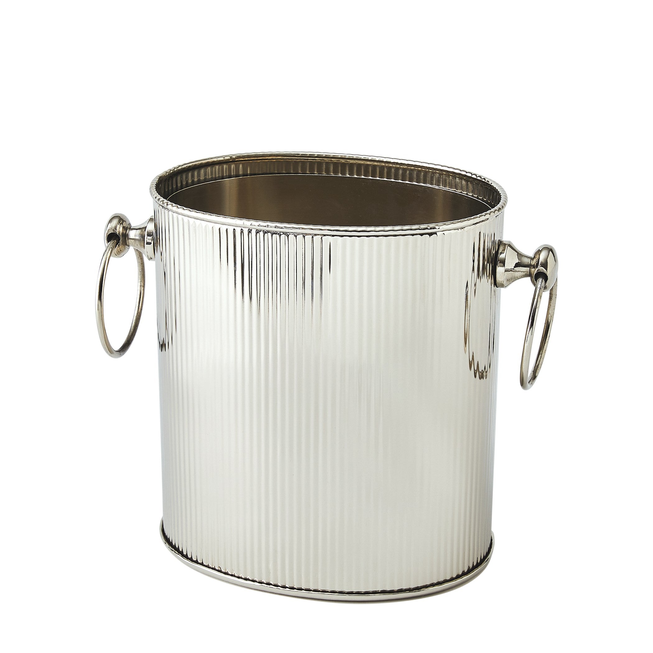 Global Views Winston Ice Bucket Nickel