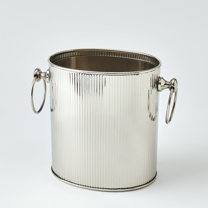 Global Views Winston Ice Bucket Nickel