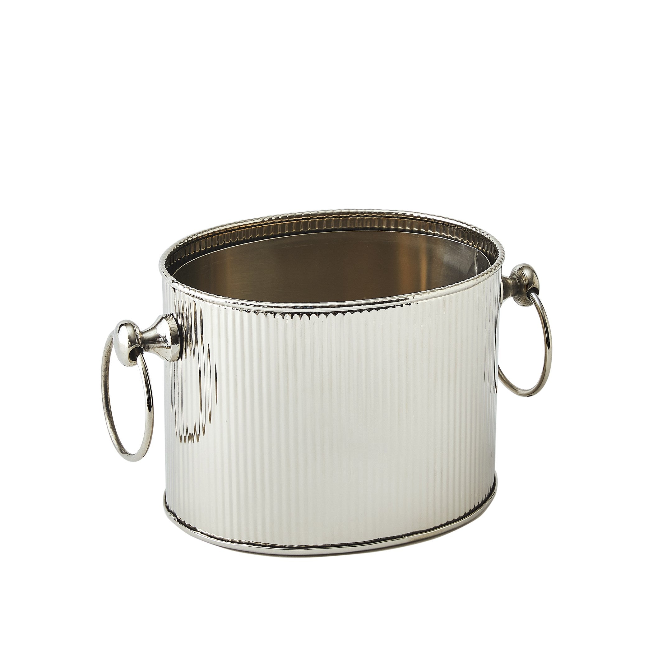 Global Views Winston Ice Bucket Nickel