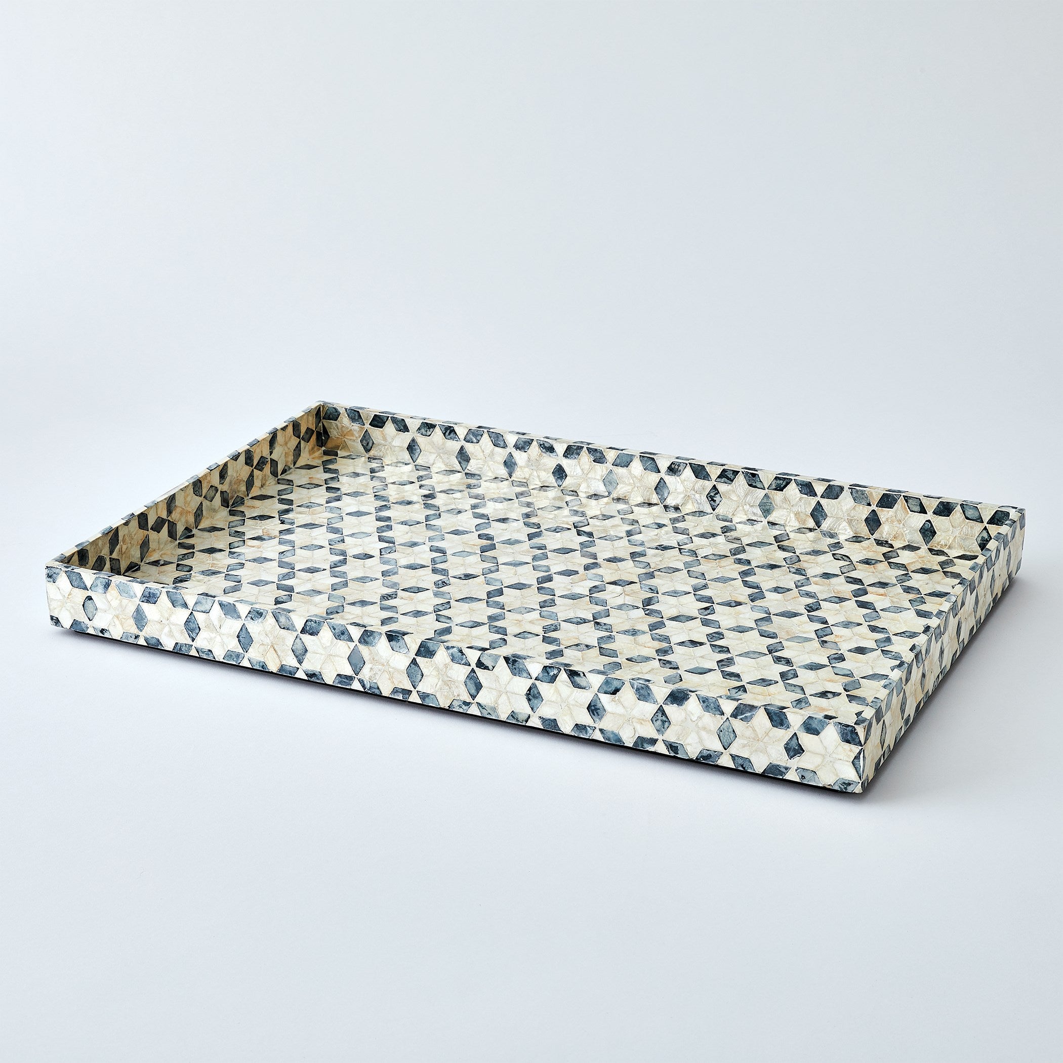 Global Views Capiz Shell Box and Tray